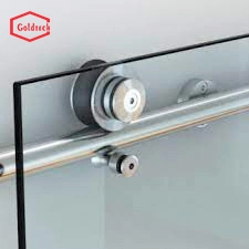 Rodillo ajustable de la pista de la puerta de la ducha de desplazamiento ajustable de los equipos del hardware de cristal del acero inoxidable